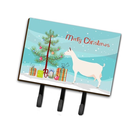 Carolines Treasures Saanen Goat Christmas Leash or Key Holder BB9256TH68
